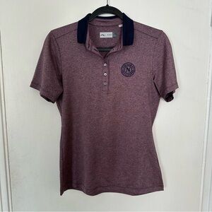 Kjus Performance Golf Polo Pink/Blue Women’s Size Medium